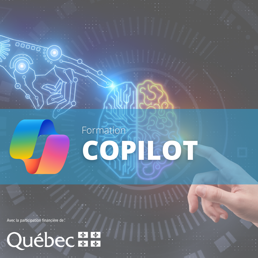 Copilot Parcours Formation | Cours à 5 dollars l'heure | Cerveau avec mains Copilot